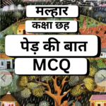 MCQ,PED Ki Baat,पेड़ की बात,Class 6,Malhar,NCERT