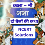 NCERT Solution, Do Bailon Ki Katha, Class 9, Ganga